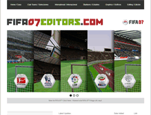 Tablet Screenshot of fifa07editors.com